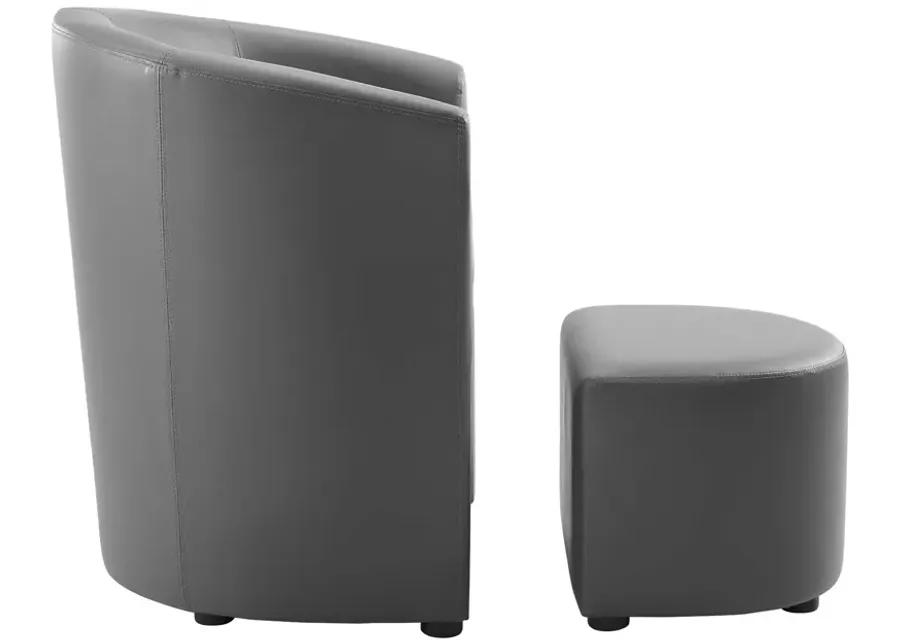 Divulge Armchair and Ottoman