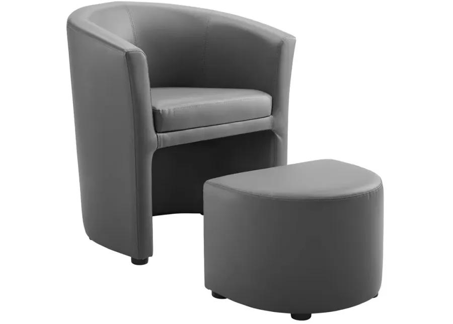 Divulge Armchair and Ottoman