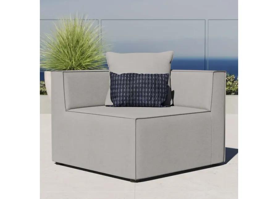 Saybrook Outdoor Patio Upholstered Sectional Sofa Corner Chair