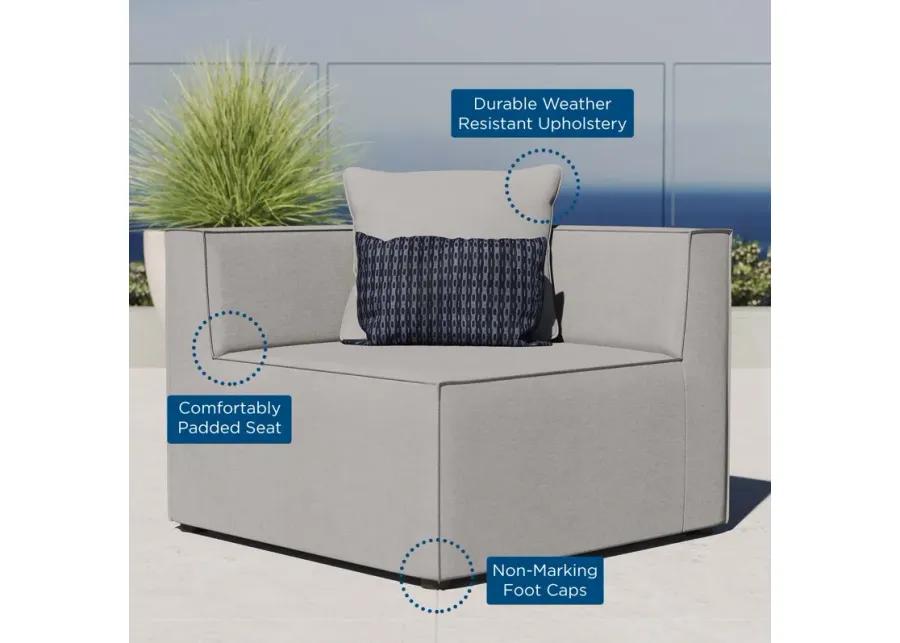 Saybrook Outdoor Patio Upholstered Sectional Sofa Corner Chair