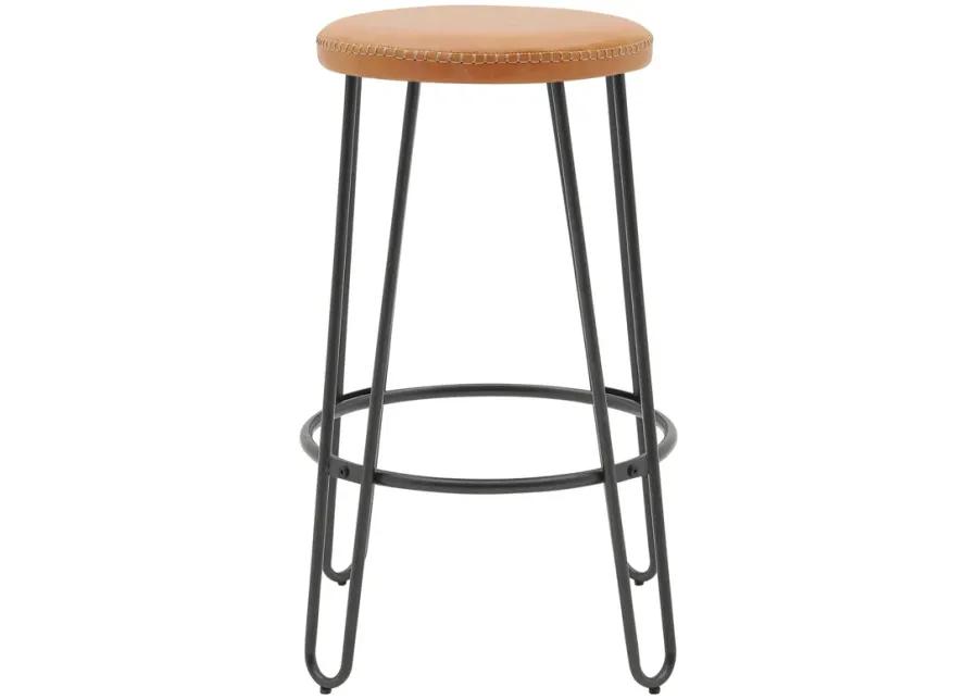 Joe   Backless Stool, Vintage Cedar