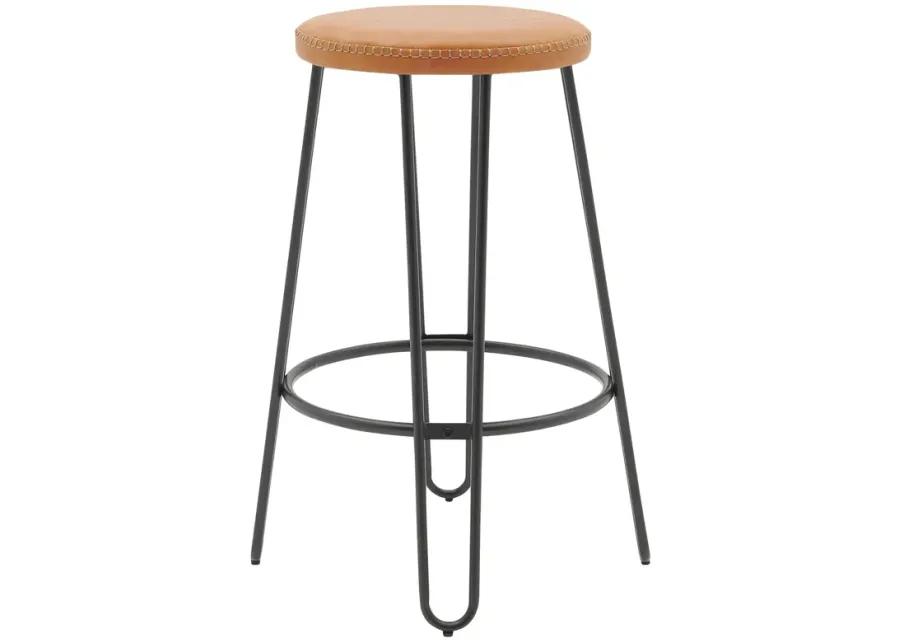 Joe   Backless Stool, Vintage Cedar