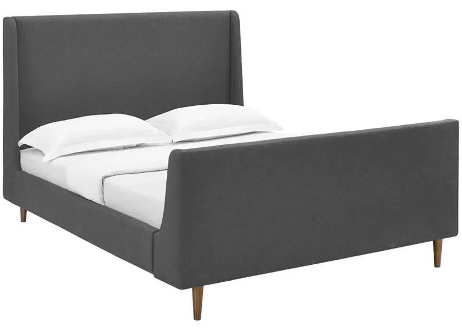 Aubree Sleigh Platform Bed