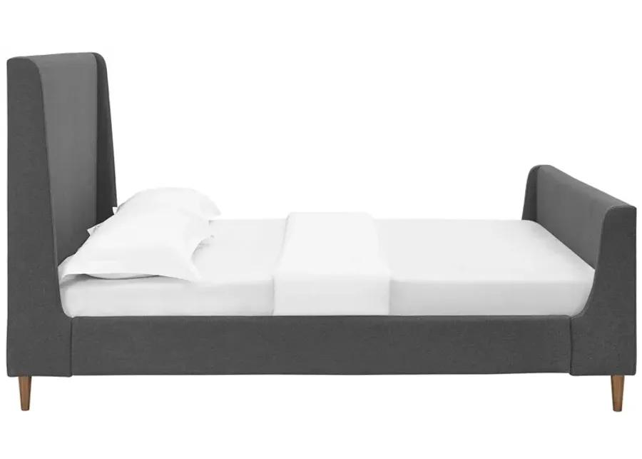 Aubree Sleigh Platform Bed