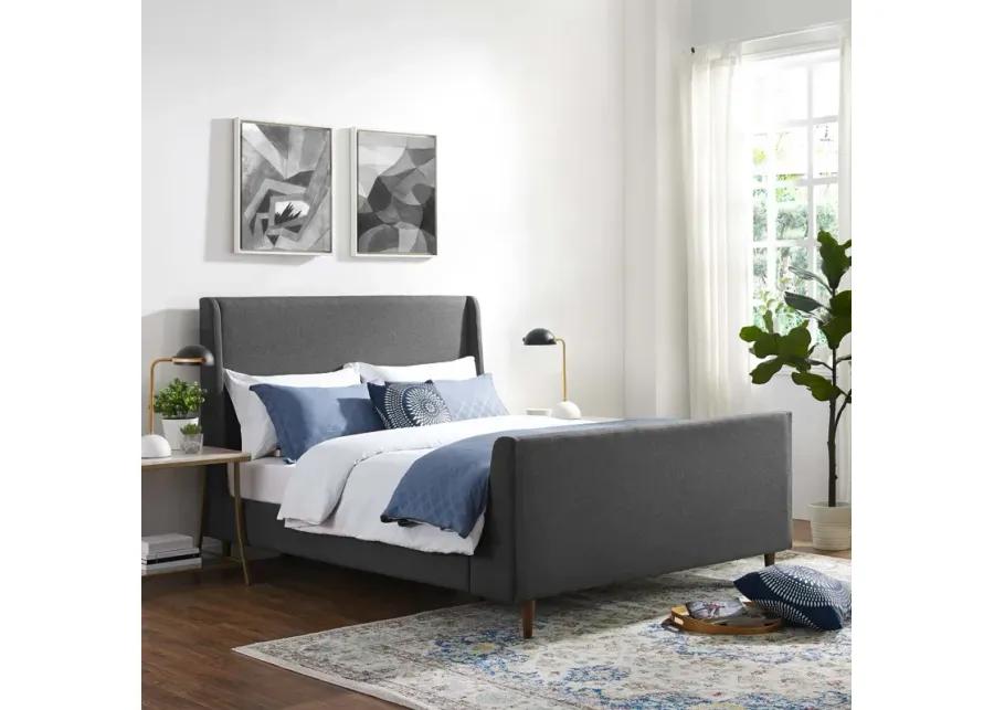 Aubree Sleigh Platform Bed