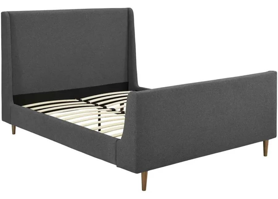 Aubree Sleigh Platform Bed