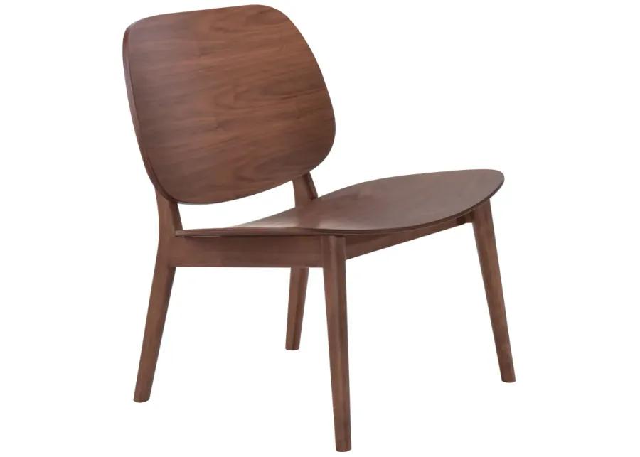 Priest Lounge Chair Walnut