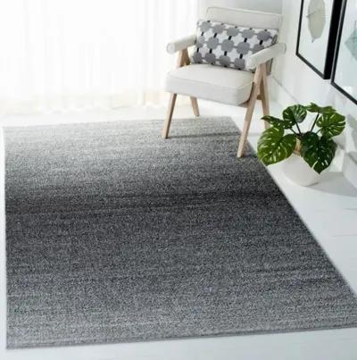 Adirondack Contemporary Grey / Dark Grey 8' X 10' Powerloomed Rug