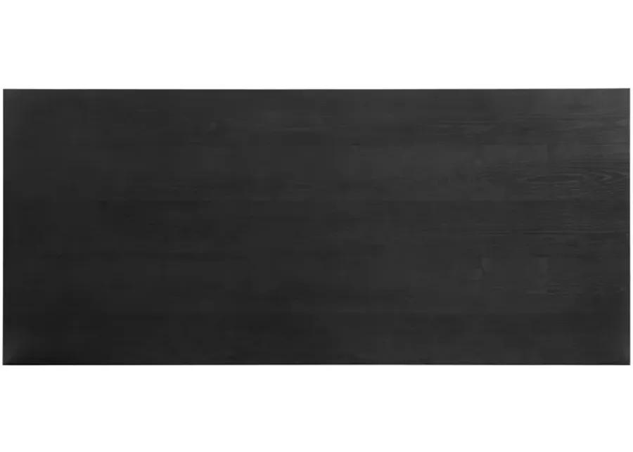 Nolan Black Wood Dining Table