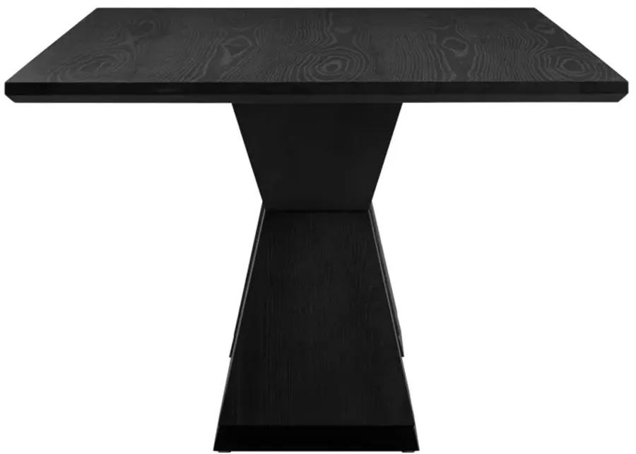 Nolan Black Wood Dining Table