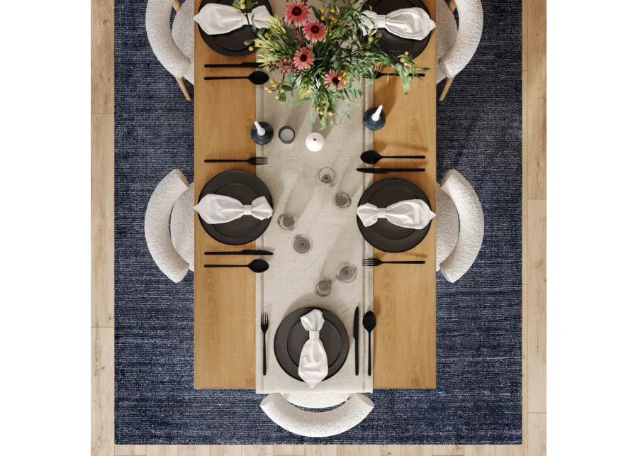 Nolan Black Wood Dining Table