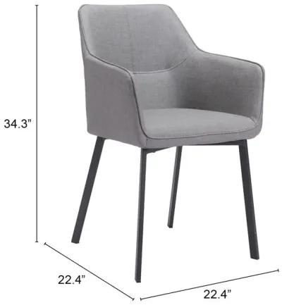 Adage Dining Chair (Set of 2) Gray