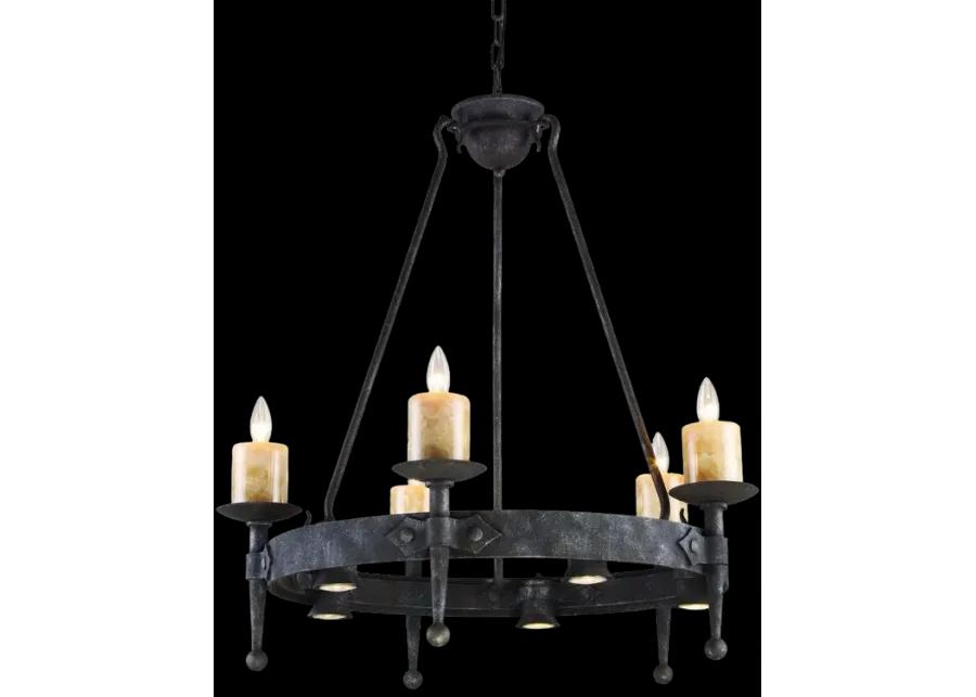 Cambridge 33" Wide 5-Light Chandelier - Moonlit Rust