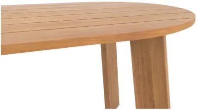 Delta Oval Outdoor Dining Table Natural