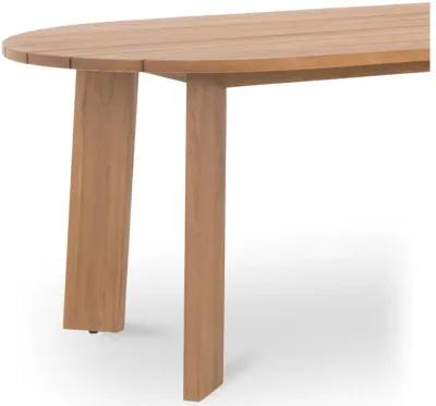 Delta Oval Outdoor Dining Table Natural