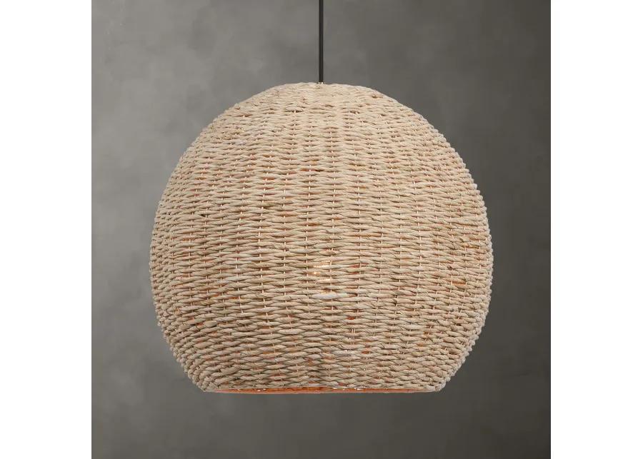  Seagrass 1 Light Dome Pendant