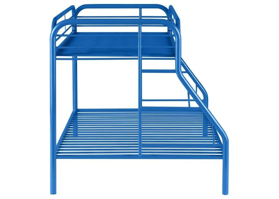 Morgan Twin Over Full Bunk Bed Blue