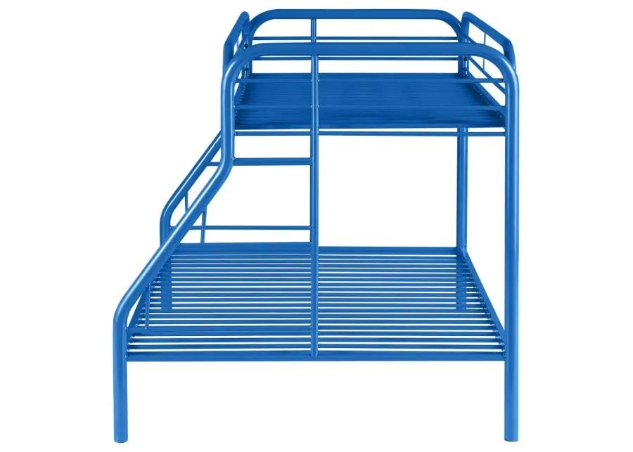 Morgan Twin Over Full Bunk Bed Blue