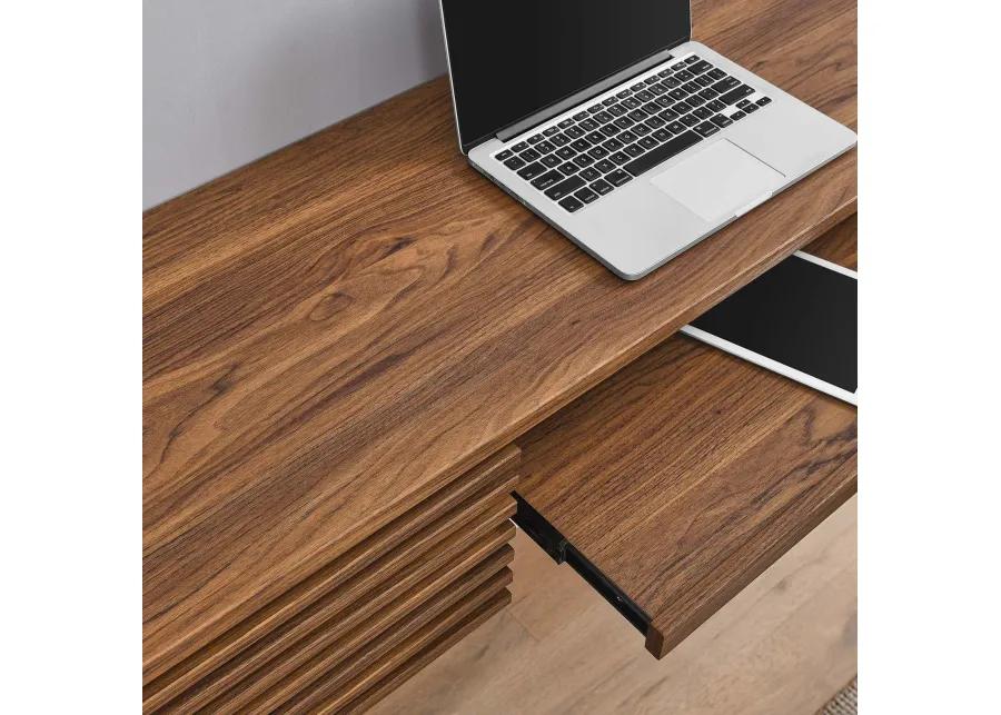 Render Wall Mount Wood Office Desk