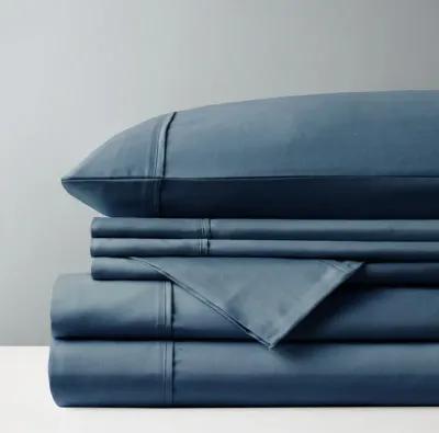 Madison Park 800 Thread Count Teal Cotton Blend Sateen Sheet Set