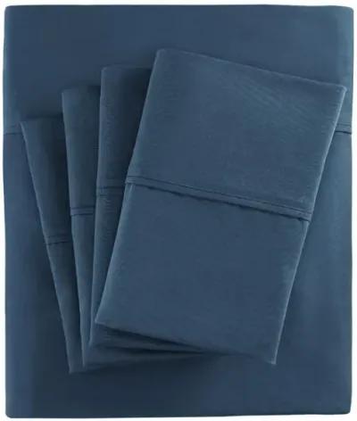 Madison Park 800 Thread Count Teal Cotton Blend Sateen Sheet Set