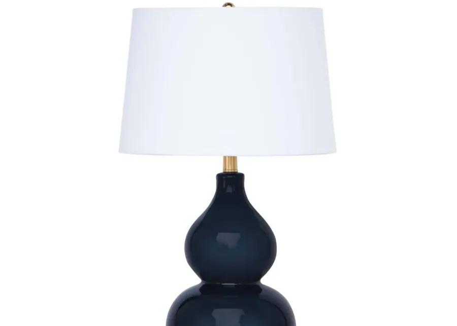 Coastal Living Madison Ceramic Table Lamp (Navy)