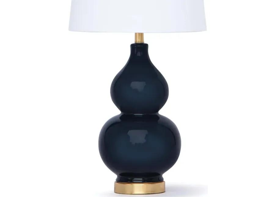 Coastal Living Madison Ceramic Table Lamp (Navy)