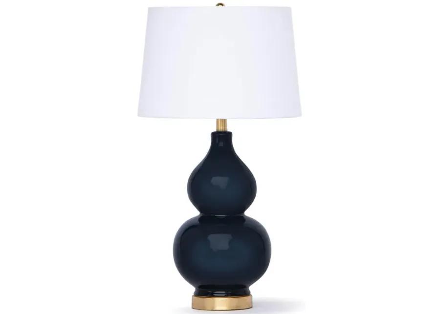 Coastal Living Madison Ceramic Table Lamp (Navy)