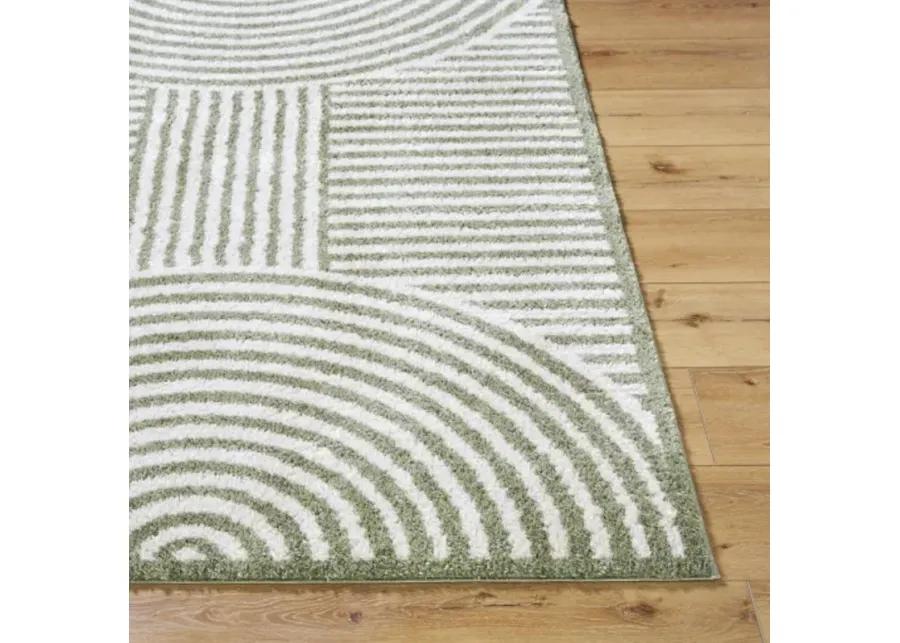 Fossay Shag FSG-2333 5'3" x 7' Machine Woven Rug