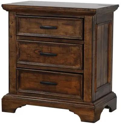 Elk Grove 3-drawer Nightstand Vintage Bourbon