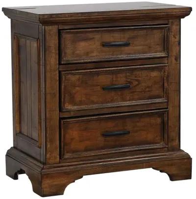 Elk Grove 3-drawer Nightstand Vintage Bourbon