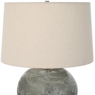 Lunia Gray Glass Table Lamp