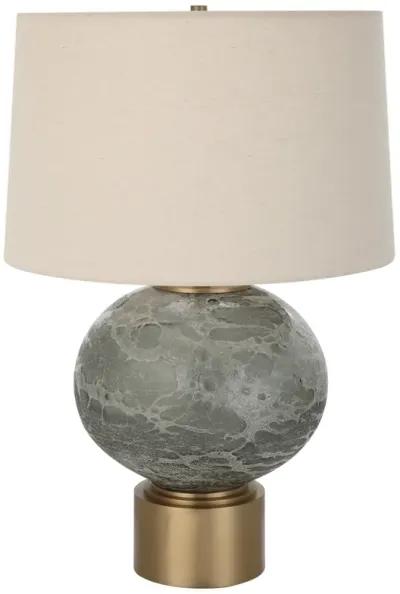 Lunia Gray Glass Table Lamp