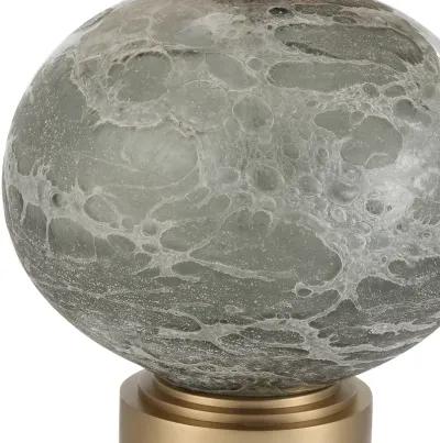 Lunia Gray Glass Table Lamp