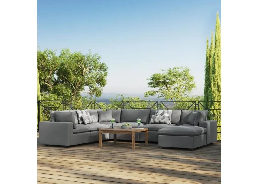 Commix 7-Piece Outdoor Patio Sectional Sofa