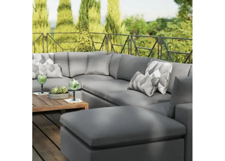 Commix 7-Piece Outdoor Patio Sectional Sofa