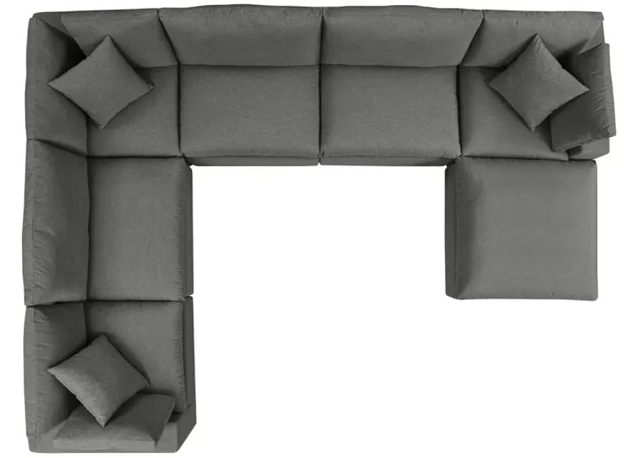 Commix 7-Piece Outdoor Patio Sectional Sofa