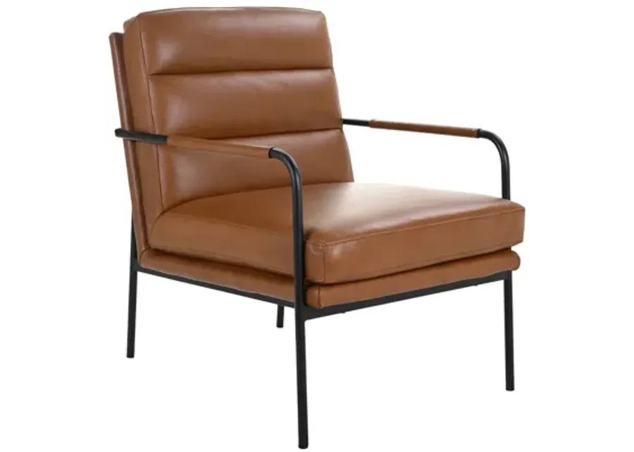 VERLAINE ARMCHAIR CHESTNUT BROWN