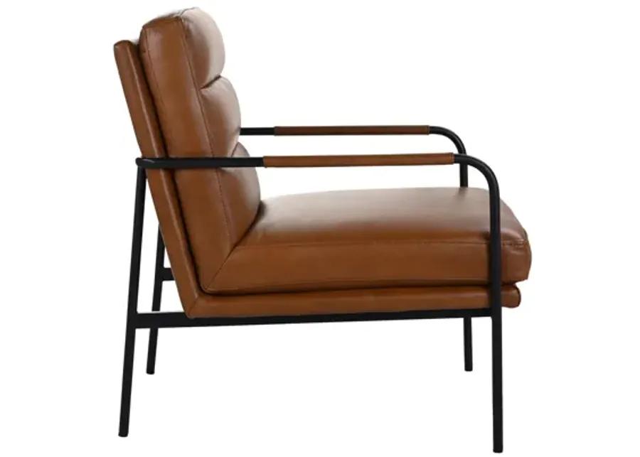 VERLAINE ARMCHAIR CHESTNUT BROWN