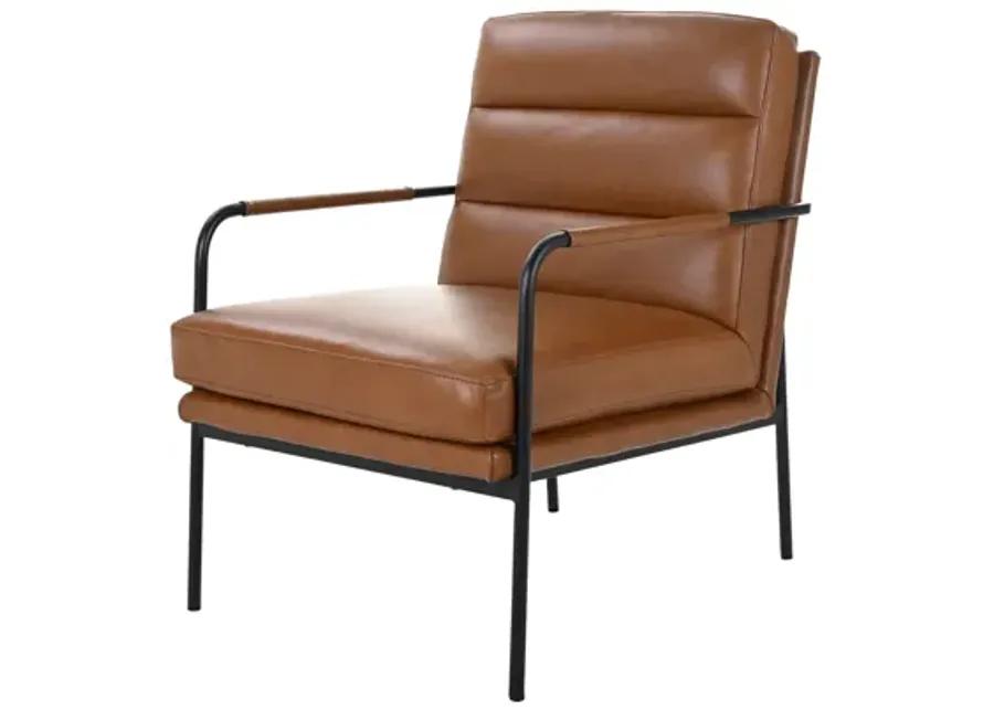 VERLAINE ARMCHAIR CHESTNUT BROWN