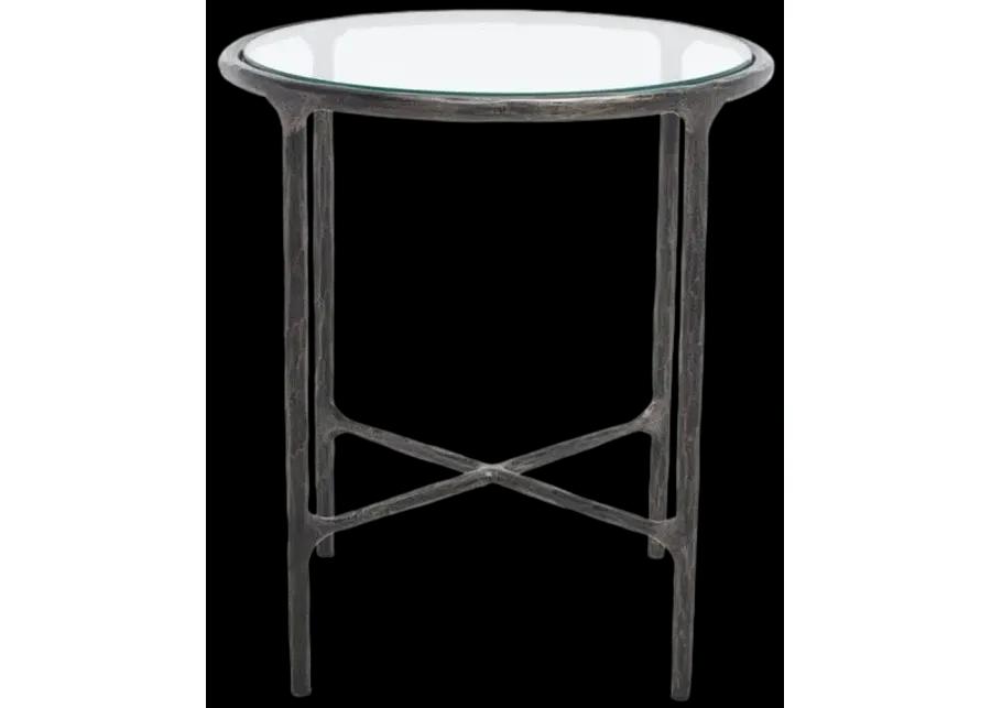 JESSA METAL ROUND END TABLE