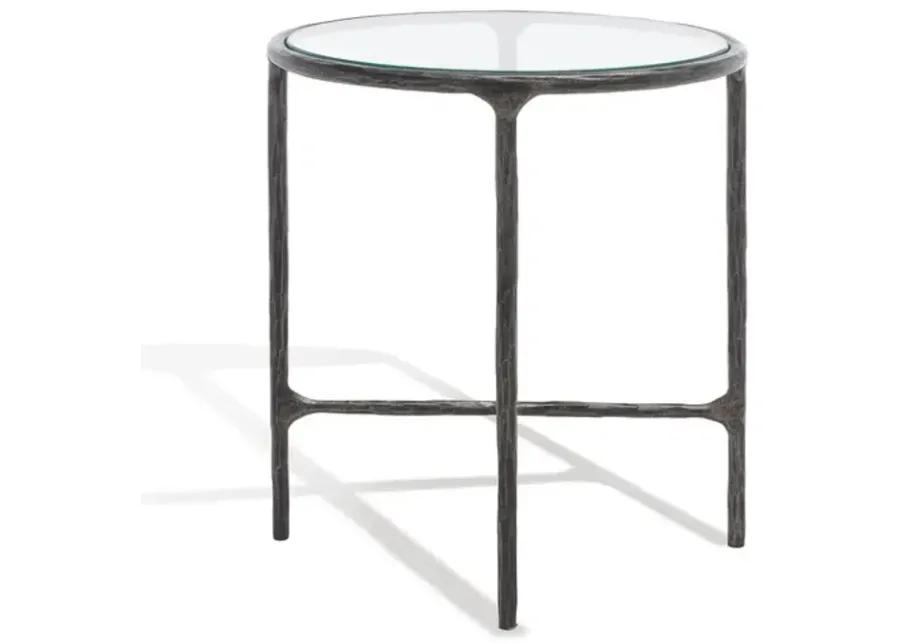 JESSA METAL ROUND END TABLE