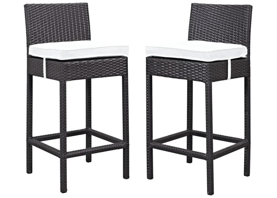 Lift Bar Stool Outdoor Patio Set of 2