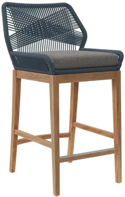 Wellspring Outdoor Teak Barstool