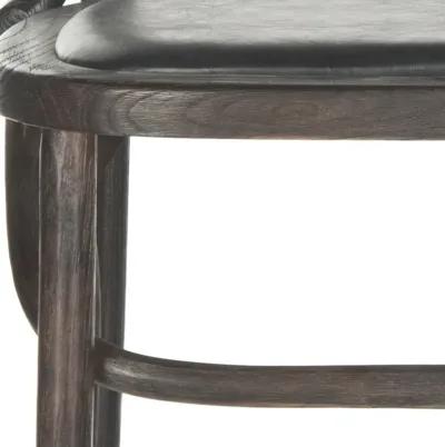 KENNY BAR STOOL - BRASS NAIL HEADS