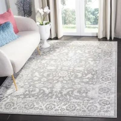 Brentwood 844 Cream / Grey 10' X 13' Oversized Rectangle Powerloomed Rug