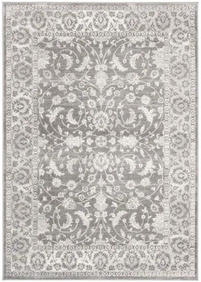 Brentwood 844 Cream / Grey 10' X 13' Oversized Rectangle Powerloomed Rug