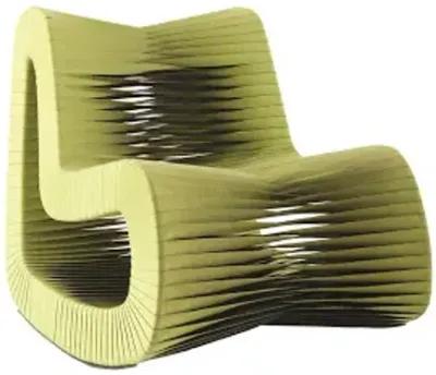 seat belt rocking chair, green