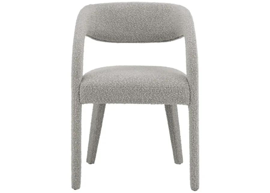 Pinnacle Boucle Upholstered Dining Chair Set of Two