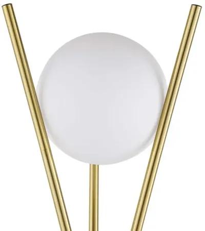 Yamileth Tripod Floor Lamp Gold